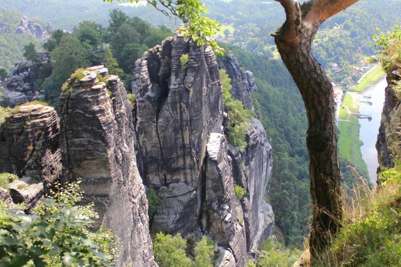 Pension Zaukeneck Bad Schandau Bagian luar foto