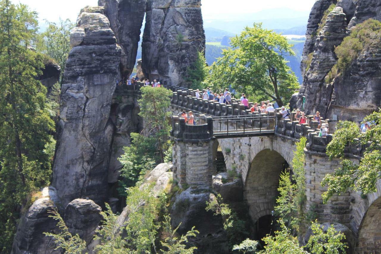 Pension Zaukeneck Bad Schandau Bagian luar foto